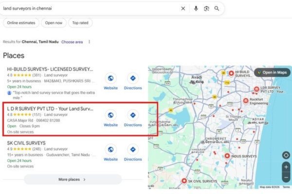Google Maps local SEO ranking proof